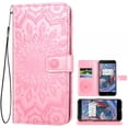 thumbnail image 1 of Case for Oneplus 3 / 3T Wallet Case Leather Premium PU Embossed Design Magnetic Closure Protective Cover with Card Slots for Oneplus 3 / 3T, Rose Gold, 1 of 5