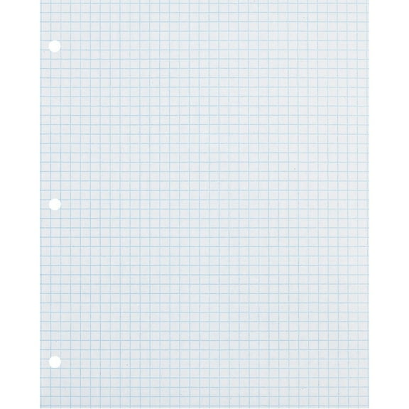 Pacon Quad 8.5" x 11" 3-Hole Punched 500 Sheets/Pack (P2414)