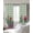 Light Green, variant on Cactus Tropical Watercolor Blackout Curtains for Bedroom/Living Room, Thermal Insulated Kitchen Curtains, Linen Texture Summer Grommet Darkening Window Treatment Drapes 42"x63"x2