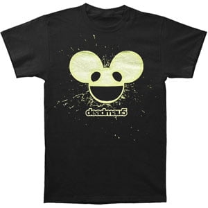 Deadmau5 Deadmau5 Men S Burst Mau Logo Glow Slim Fit T Shirt Black Walmart Com Walmart Com