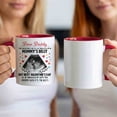thumbnail image 3 of Customizaholic Personalized Pregnancy Announcement Mug - Ultrasound Design, Custom Message Keepsake Gift for Dad, 3 of 5