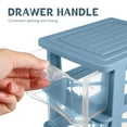 thumbnail image 5 of HLONK 3-Drawer Plastic Organizer Storage for Arts and Crafts, 5 of 5