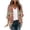 L, variant on DailyTrove Women Ethnic Stripe Print Open Front Cardigan Casual 3/4 Sleeve Loose Cover Up