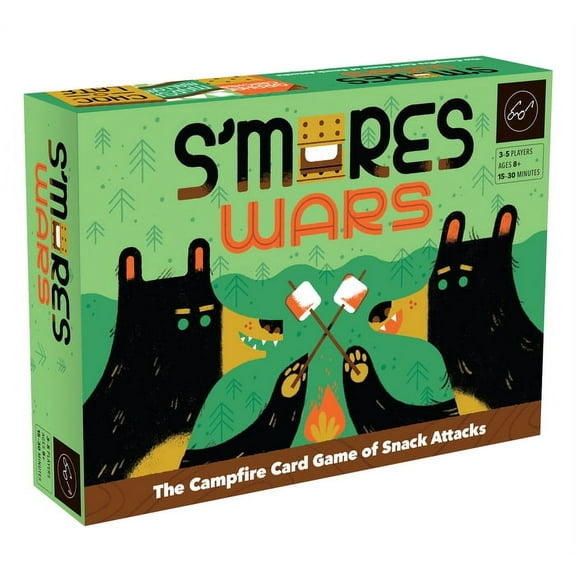 S'mores Wars : The Campfire Card Game of Snack Attacks (Competitive Card-Drafting Marshmallow Game for the Whole Family, Fast and Fun Food-Themed Card Game) (Game)