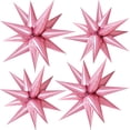 thumbnail image 1 of Globo FUNTOOB Forma de estrella rosa metalizada 50 unidades, 1 of 9