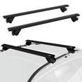 thumbnail image 2 of COWVIE 47" Pro Aluminum Universal Roof Rack Cross Bars with keyed Locks Fully Assembled, Fit Raised Side Rails, Black, 2 of 4