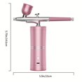 thumbnail image 3 of Airbrush for Nails Cordless Portable Airbrush Kit with Compressor High-Pressure Rechargeable Air Brush Spray Machine with 0.3mm Nozzle for Painting Makeup Model Barber Cookie Cake, 3 of 6