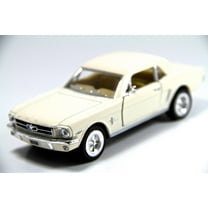 5" Kinsmart 1964 1/2 Ford Mustang Diecast Model Toy Car 1:36 Cream White