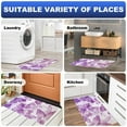 thumbnail image 6 of Anti Fatigue Kitchen Mat Non Slip Kitchen Mats with Butterflies Purple Cute for Floor Waterproof Absorb Oil Kitchen Rugs Mats Comfort Mat Carpet for Sink,Office,Laundry, 6 of 6