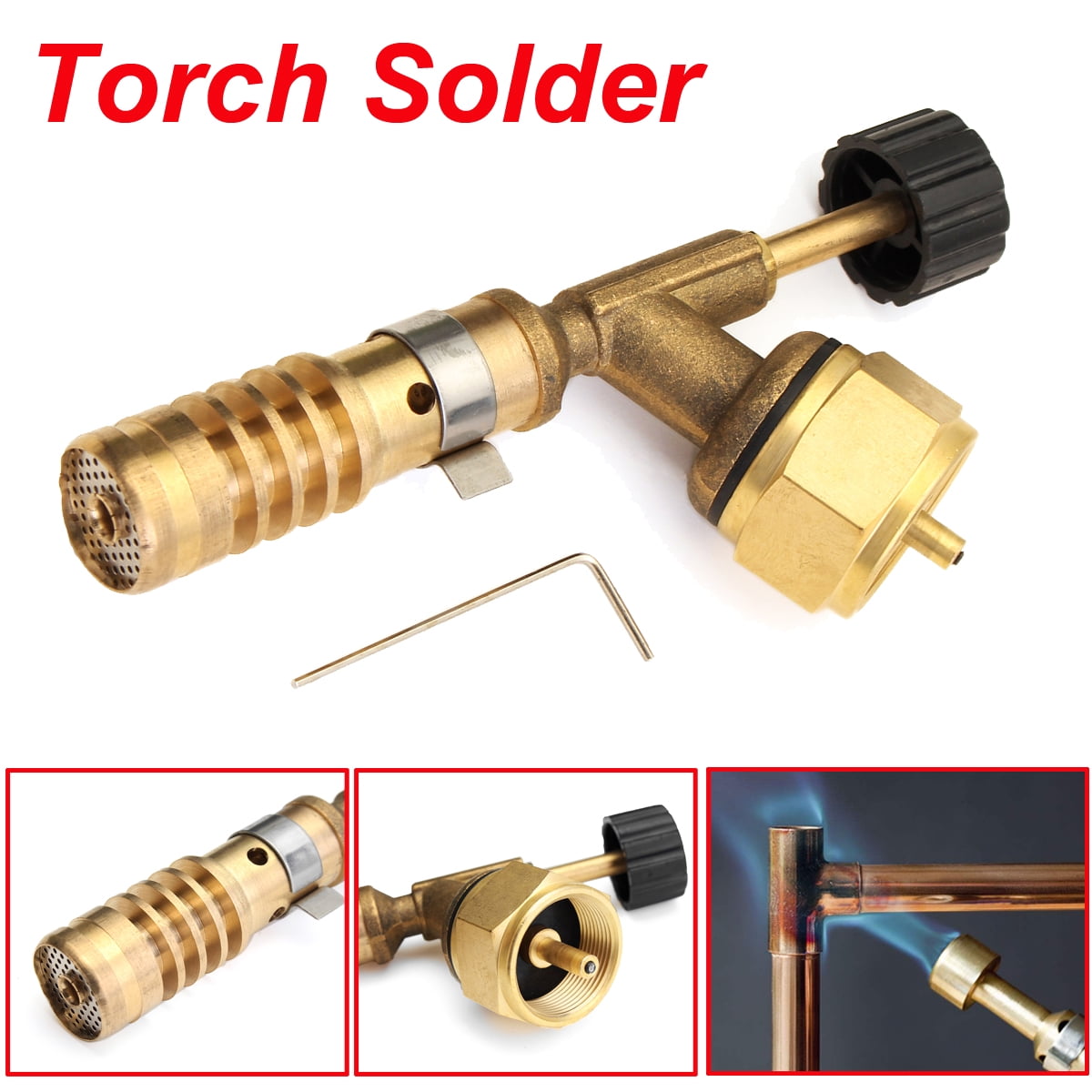 Adjustable High Temperature Gas Torch Brazing Solder Propane Welding