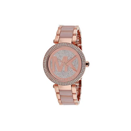 Best Michael Kors Parker Rose Gold-Tone Ladies Watch MK6176 deal