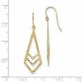 thumbnail image 2 of Primal Gold 14 Karat Yellow Gold Textured Dangle Earrings, 2 of 4