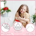 thumbnail image 2 of 32 Pieces Girls Crystal Tiara  Rhinestone Tiara Headband Crystal Princess Tiaras Silver Heart  Headband for Wedding Prom Birthday Party Hair Jewelry, 2 of 6