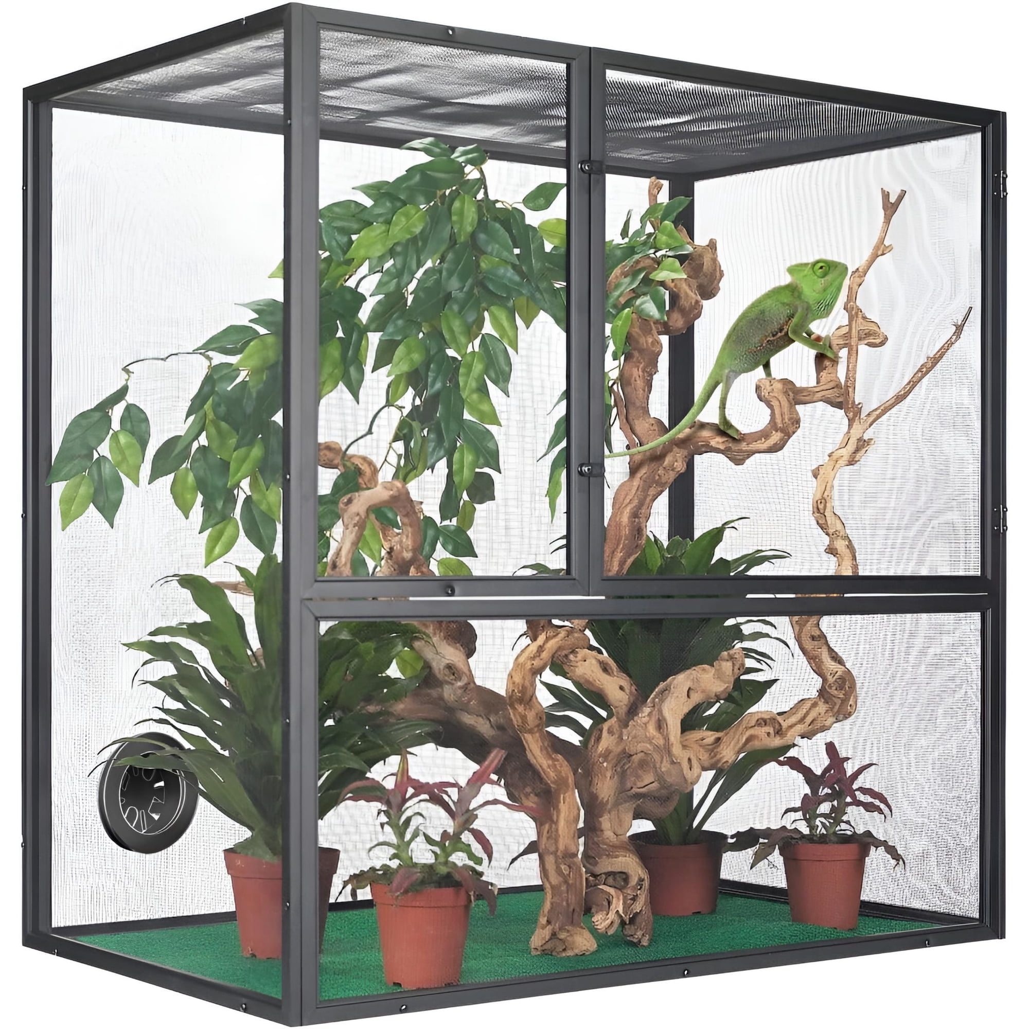 Zilla Fresh Air Screen Habitat Large - 30L x 18W x 30H