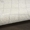 thumbnail image 4 of 3' X 5' Blue and Ivory Abstract Power Loom Washable Area Rug, 4 of 11