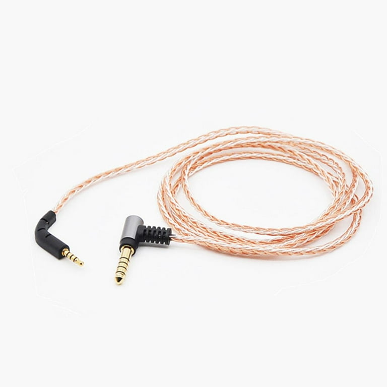 Tangle-Free 4FT Silver-Plated Balanced Audio Cable for B&W Bowers