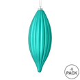 thumbnail image 2 of Vickerman M183242M 8 in. Teal Matte Line Finial Ornament  4 per Bag, 2 of 3