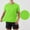 4#Green, variant on Tops On Sale JXMVOJ Men's Stylish Casual Solid Color Stretch Quick-Dry Short Sleeve Compression Shirt, Base Layer Running Gym Sports Top, Fitness Workout Wear