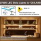 thumbnail image 3 of Battery LED Strip Lights with Remote Control, 90 Waterproof LED Lights, 8 Modes, Dimmable, Timer, Self-Adhesive, Cuttable (Warm White), 3 of 5