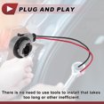 thumbnail image 7 of 1 Set Tail Light Socket Wiring for Jeep Renegade 2016 No.68285016AA Lamp Bulb Pigtail Connector Harness with Pre-Wired Plug Heat Shrink Tubing, 7 of 7