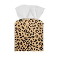 thumbnail image 2 of Psesaysky Tissue Box Cover Waterproof PU Leather Car Tissue Holder Square Tissues Boxes Organizer for Bathroom Vanity, Night Stands, Office, Home, Kitchen (Leopard Print), 2 of 7