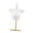 White Gold Stand, variant on Bunblic Female Mannequin Torso Bra Display Mannequin Manikin Underwear Display Stand Women Body Form for Countertop Show Retail Store White Gold Stand