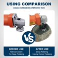 thumbnail image 5 of Clearance Electric equipment under $7,Angle Grinder Extension Rod 0 Thread Polishing Machine Adapter Lever Angle Grinder Extension For 100 Type Angle Grinder/Polisher 2PC, 5 of 8
