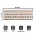 thumbnail image 5 of Brown Geometric Striped Pattern Door Rugs,Washable Non Slip Door Mats Indoor,Decorative Door Mats,Entry Mat Indoor for Entrance,Bedroom,Kitchen,Bathroom,16"x47", 5 of 6