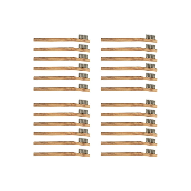 Lot de 24 Brosses à Dents en Fil d'Acier Inoxydable...
