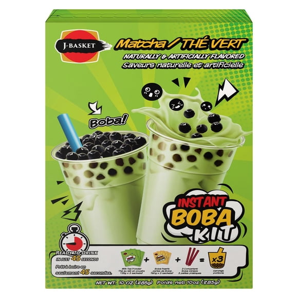 Instant Boba Kit Matcha Green Tea