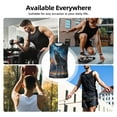 thumbnail image 7 of Pofeuu Lonely Night Sky Wolf Print Men's Muscle T-Shirt, Sleeveless, Muscle Tank, Classic Muscle Tee Top For Men Casual Sleeveless Muscle T-Shirt Trendy Clothes-Small, 7 of 7