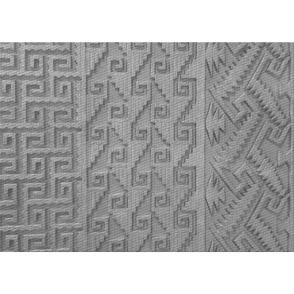 Ahgly Company Machine Washable Indoor Rectangle Transitional Smokey Gray Area Rugs, 2' x 3'