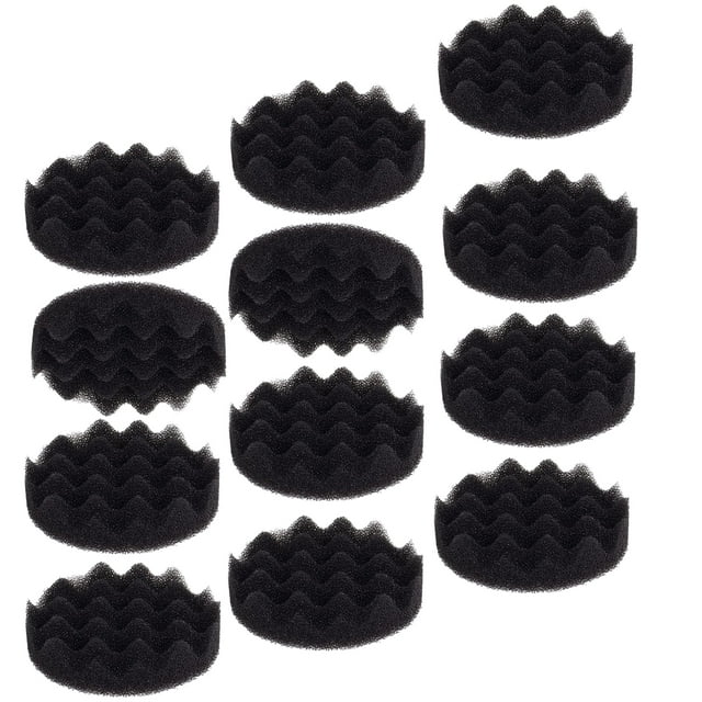 Qzbhct 12 Pcs Aquarium Bio Foam Filter Pads for Fluval FX4 / FX5 / FX6 Canister Filtration Systems