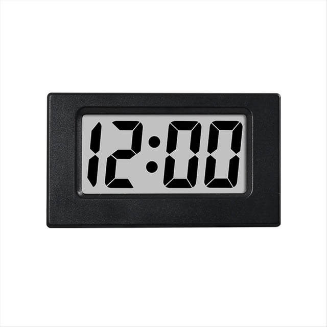 Mini Reloj Triángulo Pantalla LED Lectronic Digital Alarma de Escritorio para Hogar Oficina Mesa Dormitorio Decoración Negro