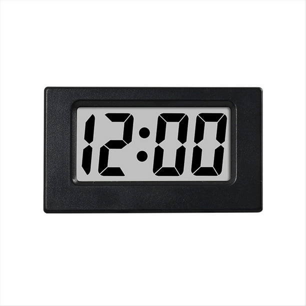 Mini Reloj Triángulo Pantalla LED Lectronic Digital Alarma de Escritorio para Hogar Oficina Mesa Dormitorio Decoración Negro