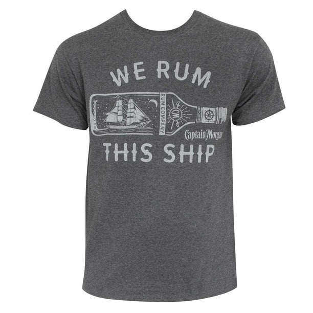 Captain Morgan - Captain Morgan Men's Grey We Rum This Ship T-Shirt ...