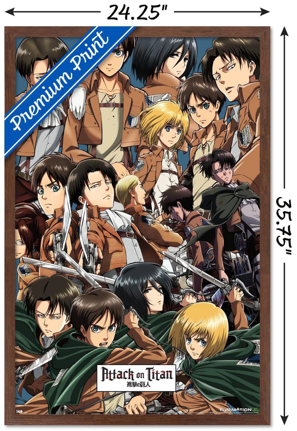 Attack on Titan - Collage Wall Poster