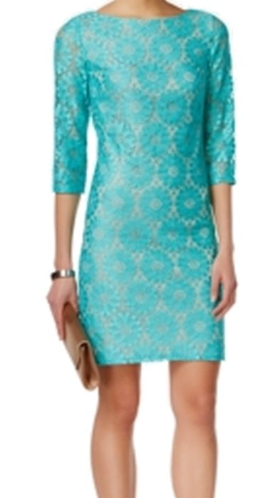 jessica howard allover lace sheath dress