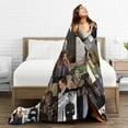 thumbnail image 4 of Blanket Matthew Actor Gray Director Gubler Throw Flannel Blankets Warm Soft Cozy Fuzzy Blanket for Bed Sofa Couch Camping Travel Gift Blankets for All Seasons 50"x40", 4 of 6