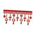 thumbnail image 2 of Sharprepublic Chinese New Year Banner Garland 2025 Snake Lunar New Year Decor Wall Sign Party Style D, 2 of 8