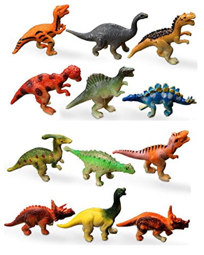 small plastic dinosaurs