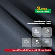 F&J Outdoors Waterproof Patio Sofa Cover 58(W)×35(D)×35/25(H)