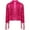 Hot Pink, variant on TiaoBug Kids Girls Sparkly Jacket Tassel Coat Long Sleeve Open Front Outerwear Tops Party Wear Black 16