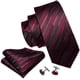 thumbnail image 2 of Set de Corbata Barry.Wang a Cuadros con Pañuelo y Gemelos, 2 of 8