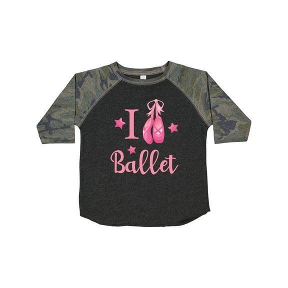 Inktastic I Love Ballet Girls Toddler T-Shirt