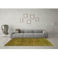 thumbnail image 3 of Ahgly Company Indoor Round Oriental Orange Industrial Area Rugs, 4' Round, 3 of 4
