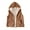 Brown, variant on Gyratedream Boys Girls Winter Hooded Puffer Vest Padded with Fleece Lightweight Sleeveless Warm Jacket Waistcoat