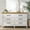 Alabaster, variant on Better Homes & Gardens Modern Farmhouse 56.85" Wide 6 Drawer Dresser, Rustic White Finish