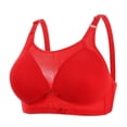 thumbnail image 2 of SDNall Luxurious Feel for Mature Women: Plus-Size Bras with Soft Gathered Cups (Red Sizes:L-3XL), 2 of 9