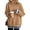 Camel#200922JJ, variant on Hearthz Fake Two Piece Womens Sweatshirts Long Sleeve Striped Cuff Layered Crewneck Sweatshirts Women Fall Winter Warm Women's Pullover Sweaters